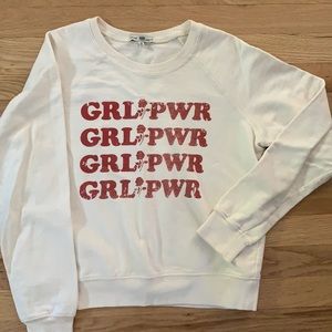 Great condition! Rebecca Minkoff Grl Pwr sweatshirt medium
